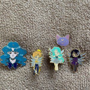 Sailor Moon Fanmade Enamel Pin Lot